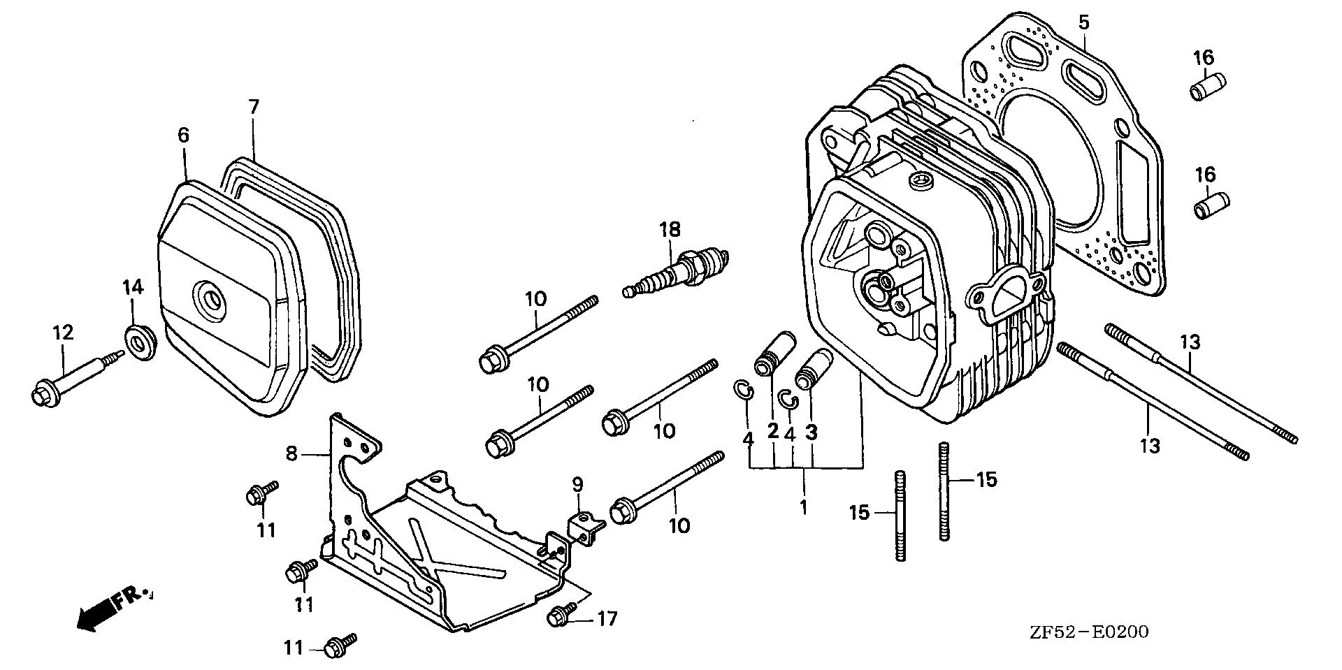 Parts for Engines GXV GXV390 GXV390K1 DAS GJAA-6000001-9999999